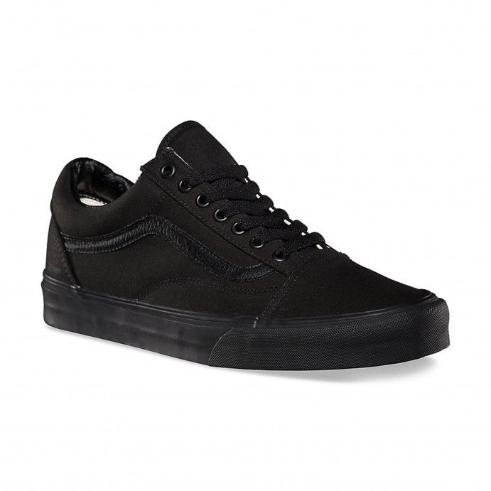 VANS OLD SKOOL BLACK/BLACK CANVAS - Skateboards Amsterdam - 2