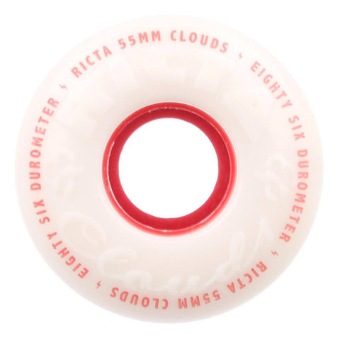 RICTA CLOUDS WHITE/RED 86A 55MM