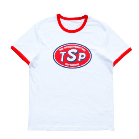 TRUE SOLDIERS PRODUCTIONS-TSP RED RINGER T-SHIRT