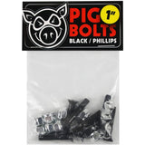 PIG MOUNTING 1 INCH PHILLIPS HEAD BLACK