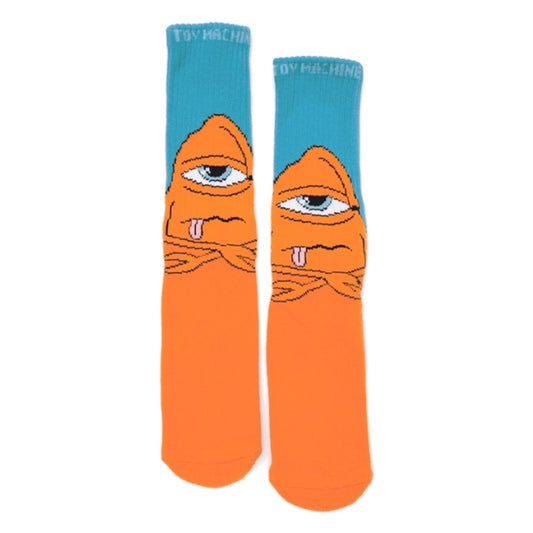 TOY MACHINE BORED SECT CREW SOCK BLUE