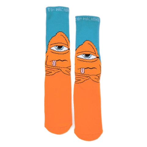 TOY MACHINE BORED SECT CREW SOCK BLUE