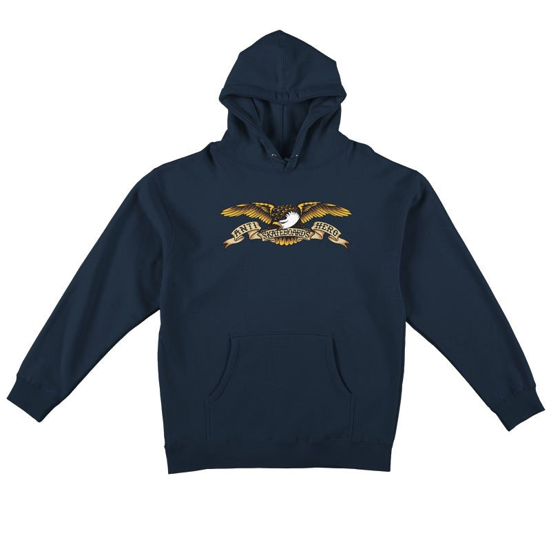 ANTI HERO EAGLE HOODED SWEATER NAVY/BLACK