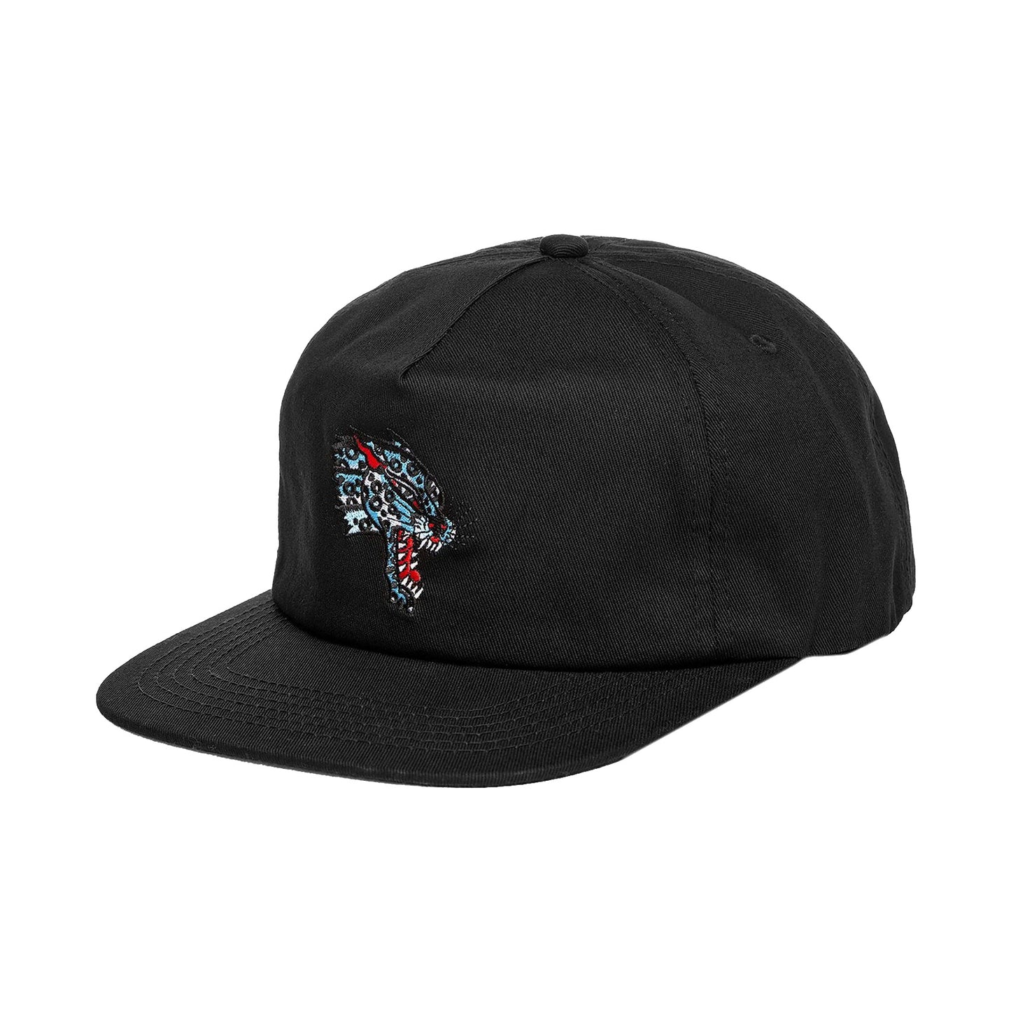 THRASHER LEOPARD MAG SNAPBACK BLACK