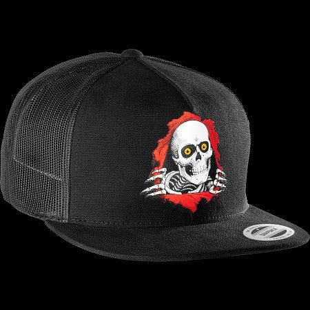 POWELL PERALTA RIPPER MESH SNAPBACK BLACK - Skateboards Amsterdam
