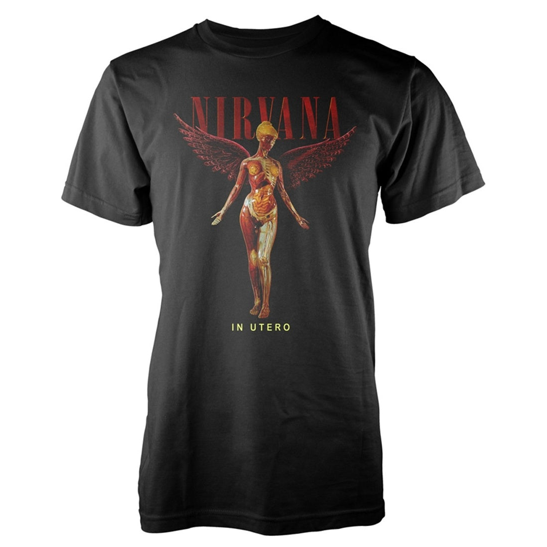 NIRVANA IN UTERO T-SHIRT BLACK