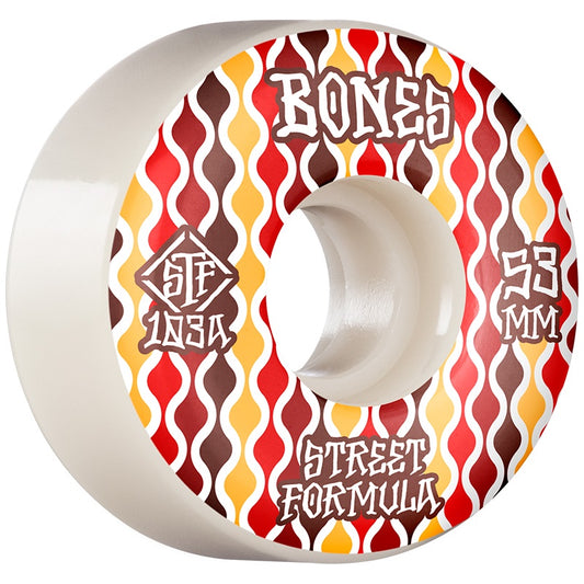 BONES STF RETROS V2 LOCKS WHITE 103A 53MM