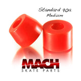 MACH STANDARD BUSHINGS RED MEDIUM 90A FOR 1 TRUCK