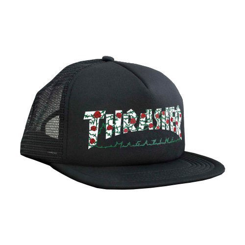 THRASHER THRASHER ROSES MESH HAT BLACK