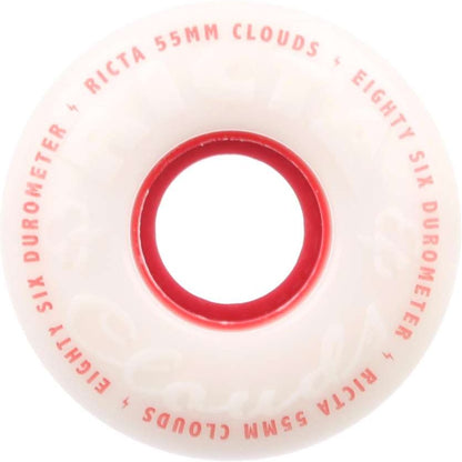 RICTA CLOUDS WHITE/RED 86A 53MM