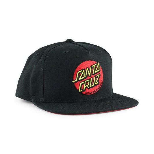 SANTA CRUZ CLASSIC DOT CAP BLACK