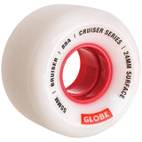 GLOBE BRUISER WHITE/RED 55MM