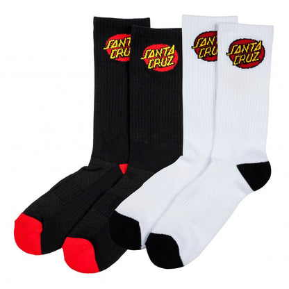 SANTA CRUZ CLASSIC DOT SOCK PACK OF 2