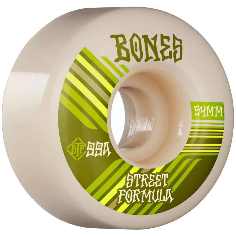 BONES STF RETROS V4 WIDE WHITE 99A 52MM