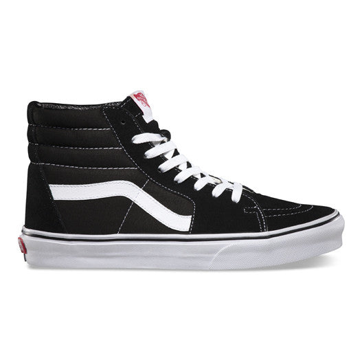 VANS SK8-HI BLACK/WHITE - Skateboards Amsterdam - 1