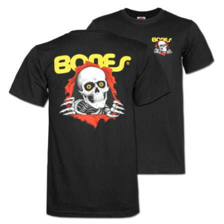 POWELL PERALTA RIPPER YOUTH BLACK T-SHIRT - Skateboards Amsterdam - 2