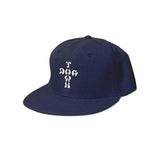 DOGTOWN EMBROIDERED CROSS LETTERS SNAPBACK NAVY