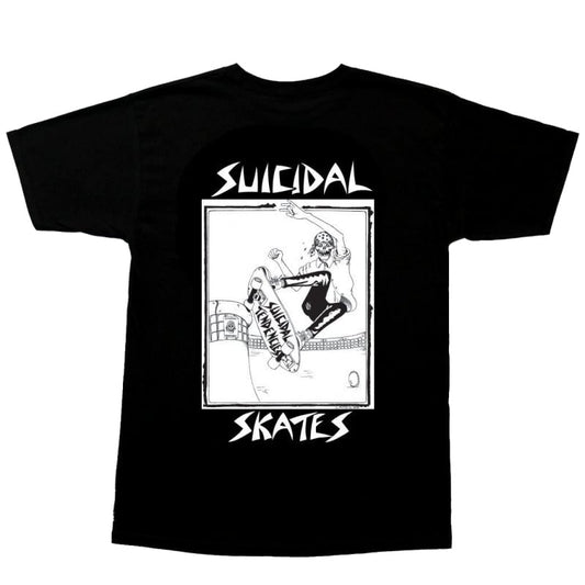 DOGTOWN SUICIDAL POOL SKATER T-SHIRT BLACK