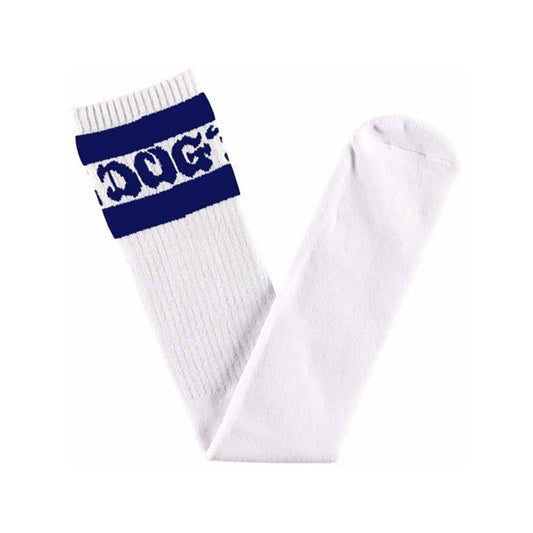 DOGTOWN TUBE SOCKS WHITE/BLUE