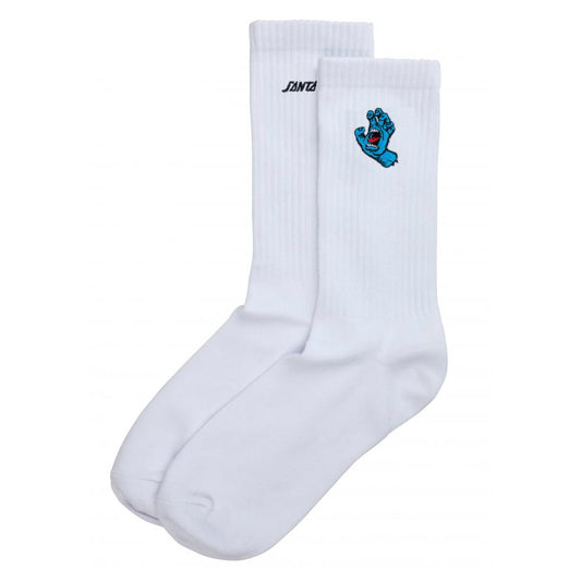 SANTA CRUZ SCREAMING MINI HAND SOCK WHITE