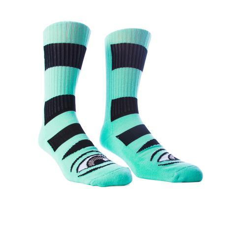 TOY MACHINE SECT EYE BIG STRIPE SOCK MINT