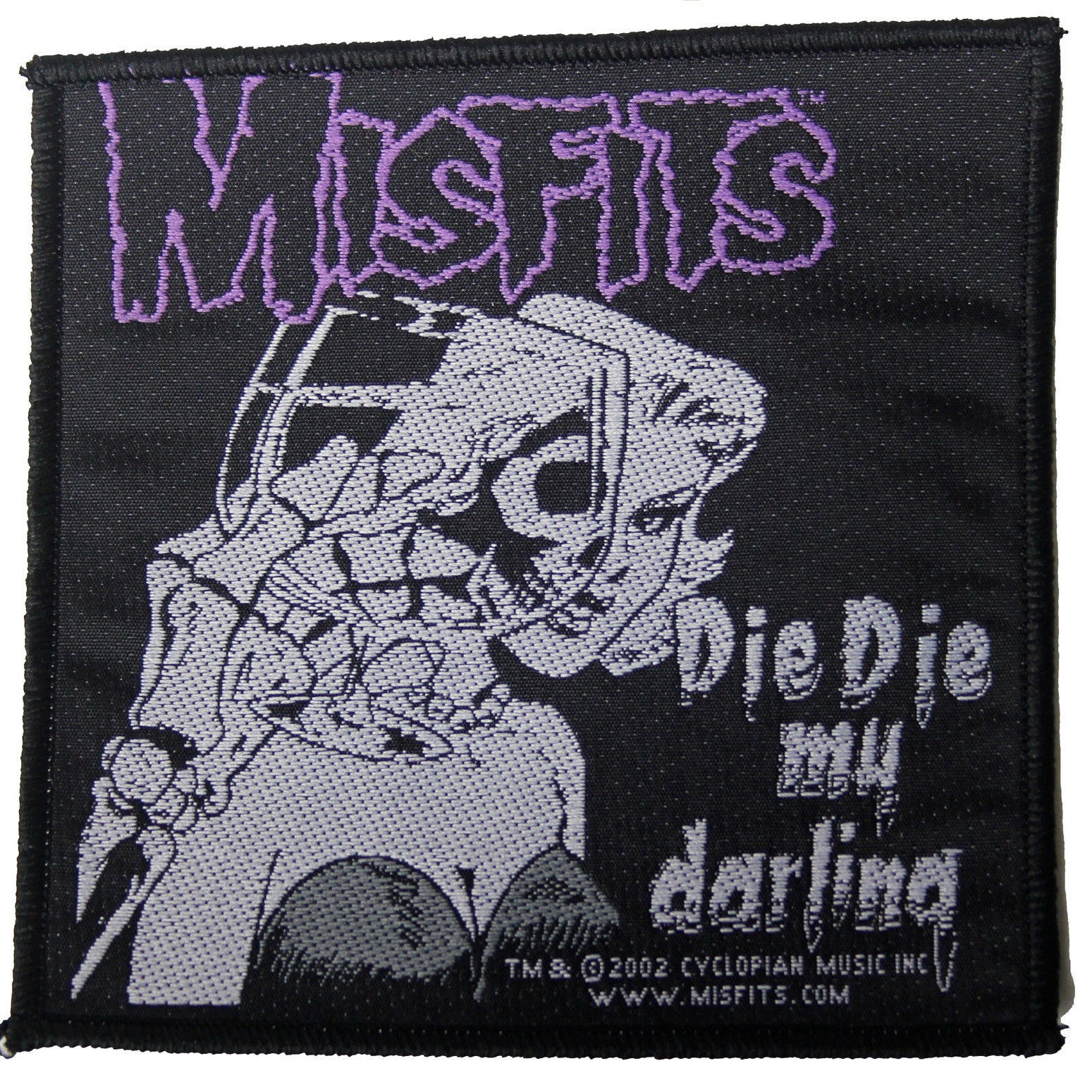 MISFITS SEW ON PATCH DIE DIE MY DARLING - Skateboards Amsterdam