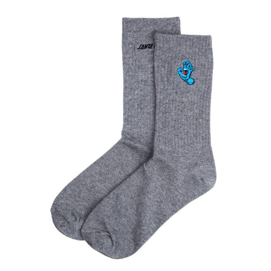 SANTA CRUZ SCREAMING MINI HAND SOCK ATHLETIC HEATHER