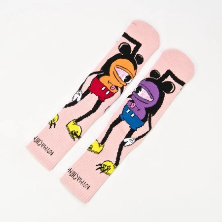 TOY MACHINE MOUSKETEER SOCK PINK