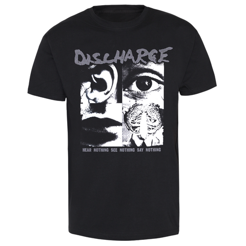 DISCHARGE HEAR NOTHING T-SHIRT