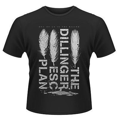 DILLINGER ESCAPE PLAN FEATHERS T-SHIRT BLACK - Skateboards Amsterdam