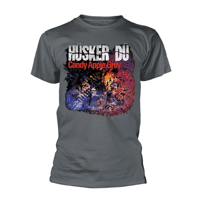 HUSKER DU CANDY APPLE GREY COVER T-SHIRT GREY