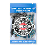 INDEPENDENT CROSS BOLTS 1 INCH PHILLIPS HEAD BLACK/BLUE W/TOOL
