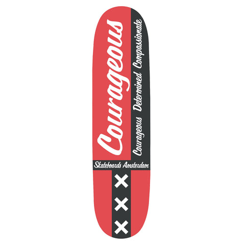 IO SKATEBOARDS AMSTERDAM COURAGEOUS 8.0 COMPLETE W/ELEMENT TRUCKS AND WHEELS
