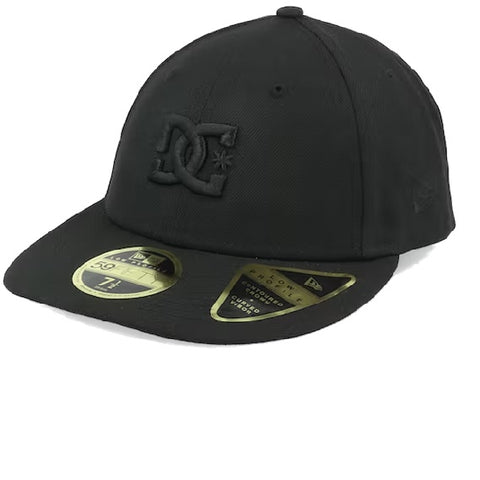 DC LO PRO NEW ERA 59/50 LOW PROFILE CAP BLACK/BLACK
