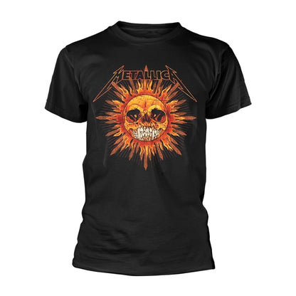 METALLICA PUSHEAD SUN T-SHIRT BLACK