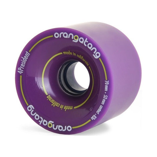 ORANGATANG 4PRESIDENT PURPLE 70MM - Skateboards Amsterdam