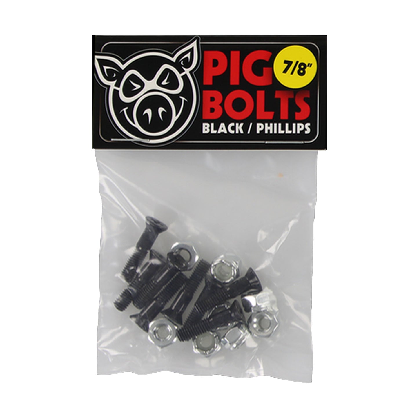 PIG MOUNTING 7/8 PHILLIPS HEAD BLACK