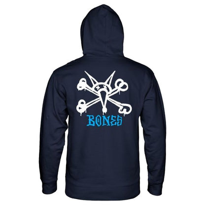 POWELL PERALTA RAT BONES HOODED SWEATER NAVY