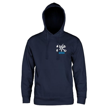 POWELL PERALTA RAT BONES HOODED SWEATER NAVY