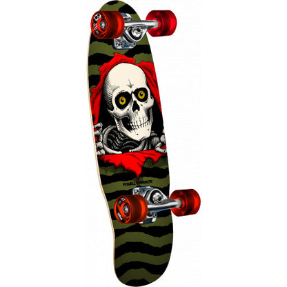 POWELL PERALTA MINI RIPPER COMPLETE CRUISER W/59MM 80A WHEELS OLIVE 7.5