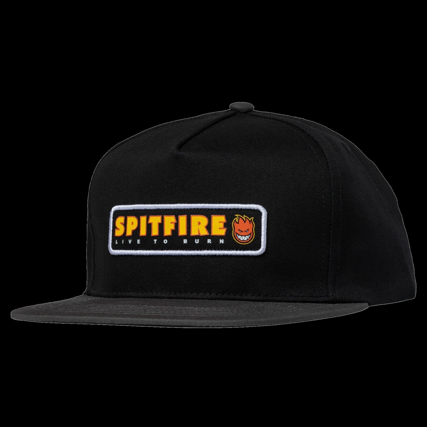 SPITFIRE LTB PATCH SNAPBACK BLACK/CHARCOAL