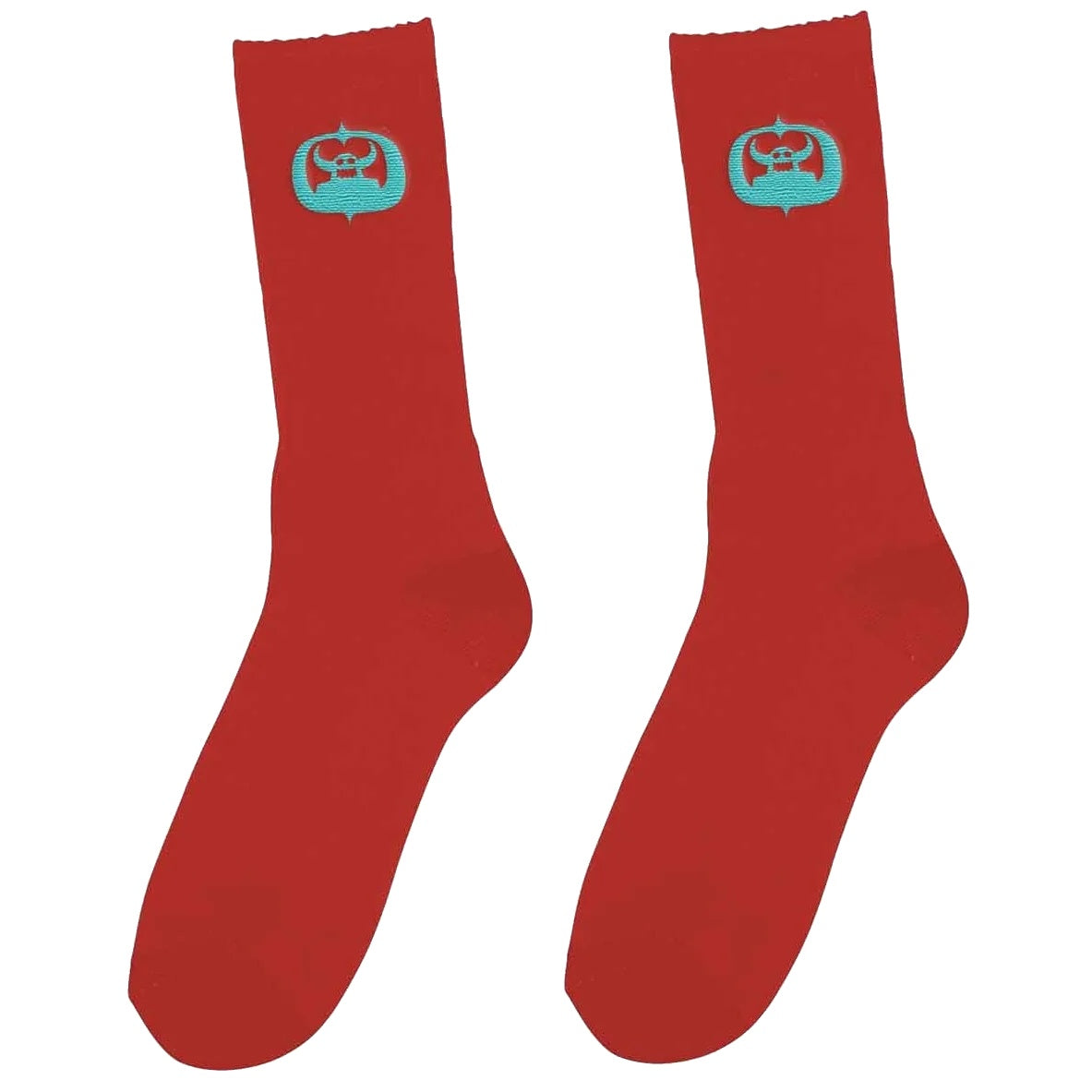 TOY MACHINE MATOKIE EMBROIDERED LOGO SOCK RED