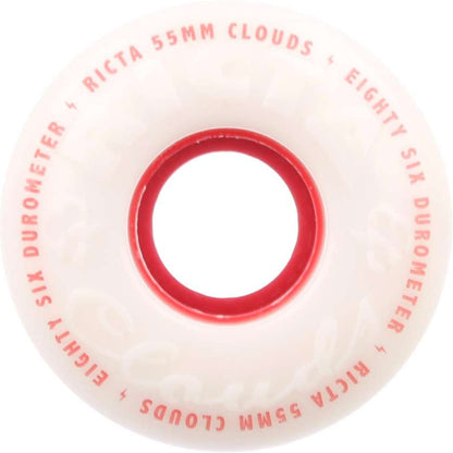 RICTA CLOUDS WHITE/RED 86A 53MM
