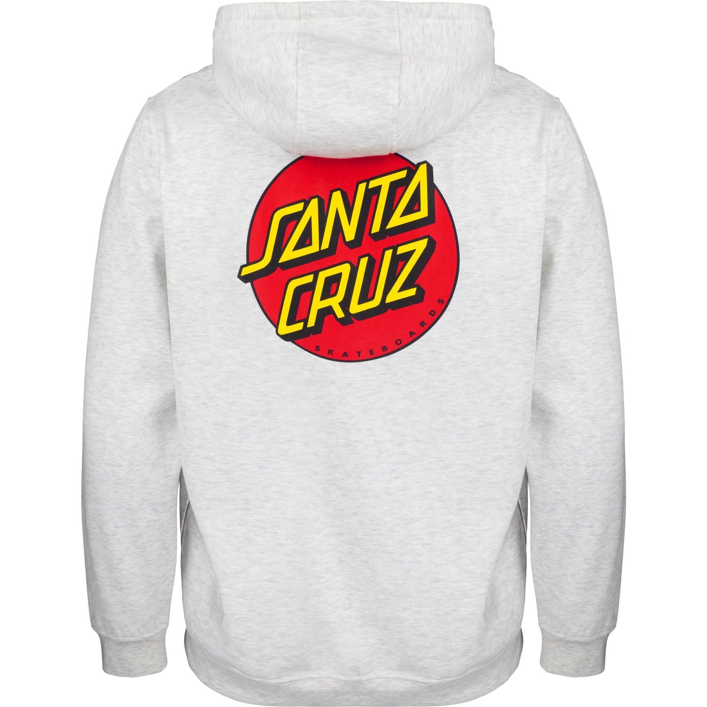 SANTA CRUZ CLASSIC DOT CHEST HOODED ATHLETIC HEATHER