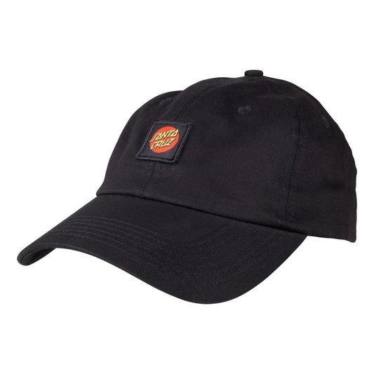 SANTA CRUZ CLASSIC LABEL CAP BLACK