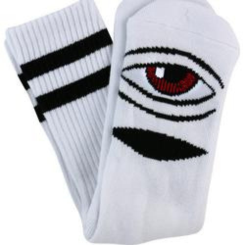 TOY MACHINE SECT EYE III SOCK WHITE - Skateboards Amsterdam - 1