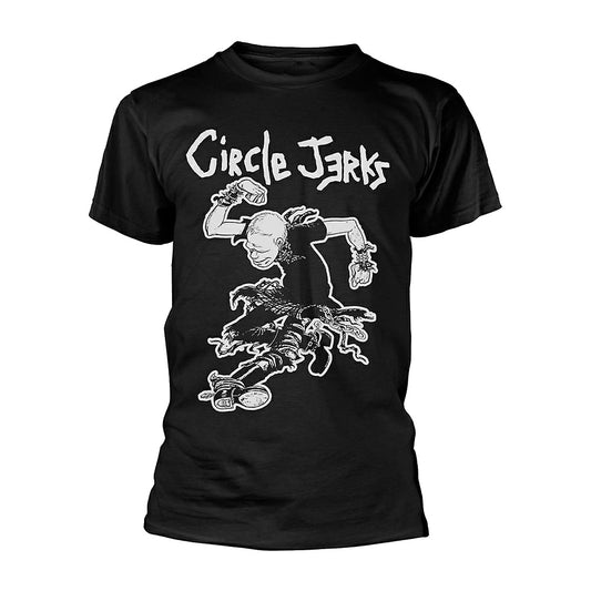 CIRCLE JERKS SKANK MAN T-SHIRT BLACK