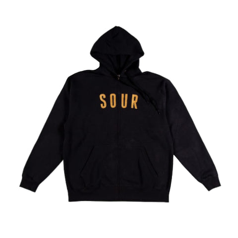 SOUR ARMY HOODED ZIPPER BLACK