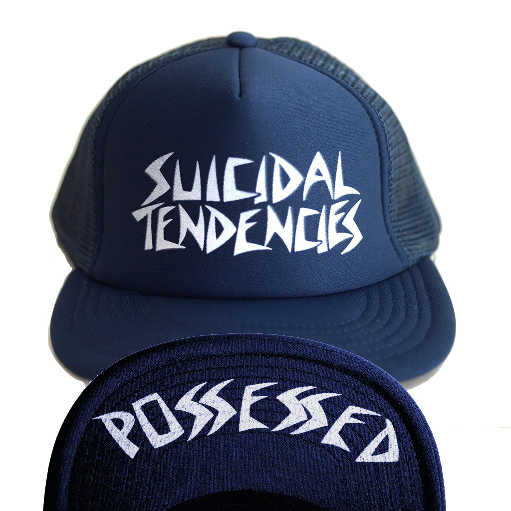 SUICIDAL TENDENCIES ST OG/POSSESSED FLIP UP MESH CAP NAVY