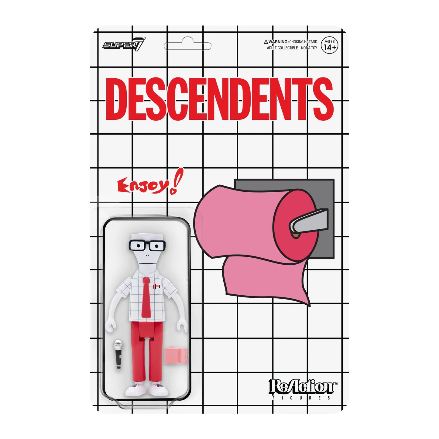 SUPER7 DESCENDENTS MILO ENJOY REACTION FIGURE